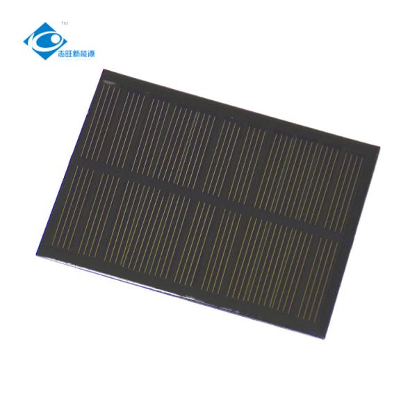 painel solar da cola Epoxy 6V transparente para o módulo solar 0.6W do picovolt do silicone de pouco peso solar filexable exterior do carregador ZW-8060