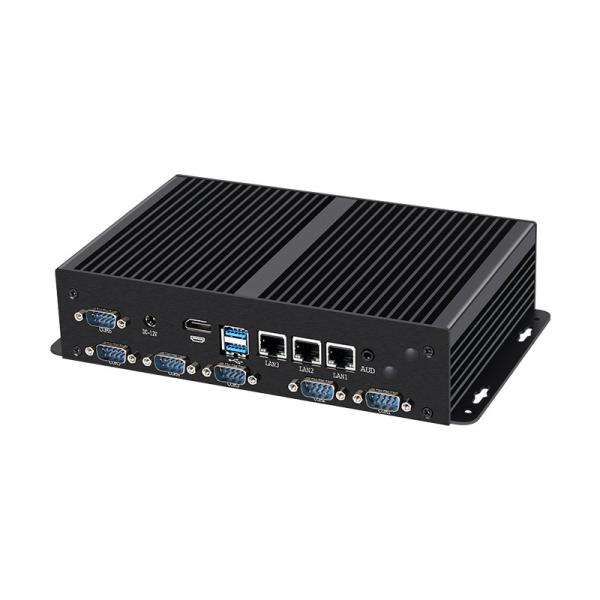 Zynshield i5-1135G7 3 LAN 6 COM RS232/422/485 8PIN GPIO WIFI6 4G/5G VESA Industrial Mini PC