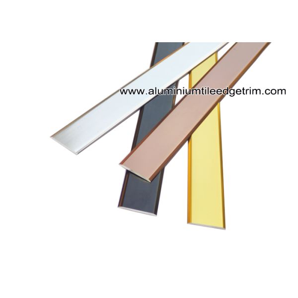 Interior Decorative Aluminum / Metal Flat Bar / Strip With 20mm Width
