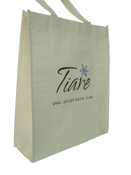 OEM White Shopping Reusable Carrier Bags For Gift Packaging
