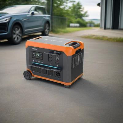 Smart Expandable Home Backup Solar Generator 6000W With EV / Solar Charging