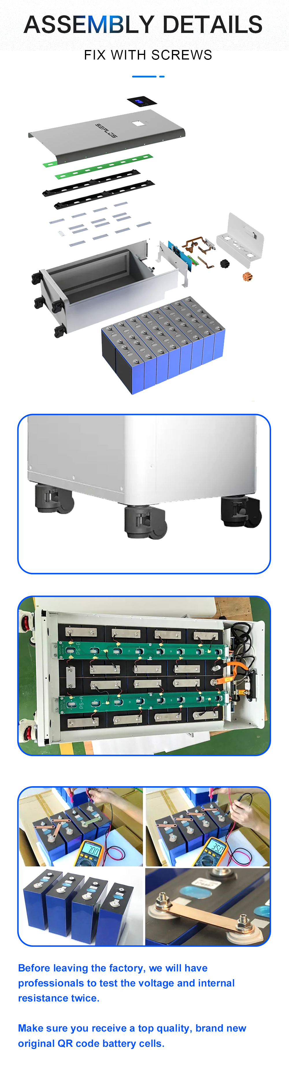 16 дом наборов 200A BMS батареи КАНУНА LF280K 51.2V 280ah DIY Lifepo4 ПК стоя солнечный