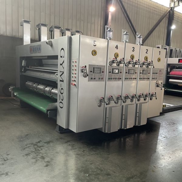 High Speed Lead Edge Feeder Automatic Flexo Printer Slotter Die Cutter Corrugated Carton Box