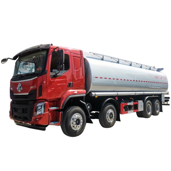 26.3 CBM Liquid Tanker Truck 8x4 Well Washing Fluid Tanker For Liquid Transportation