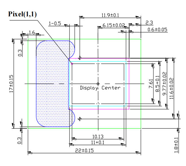 800×600 разрешение CMOS обрабатывает SMPTE 0,5