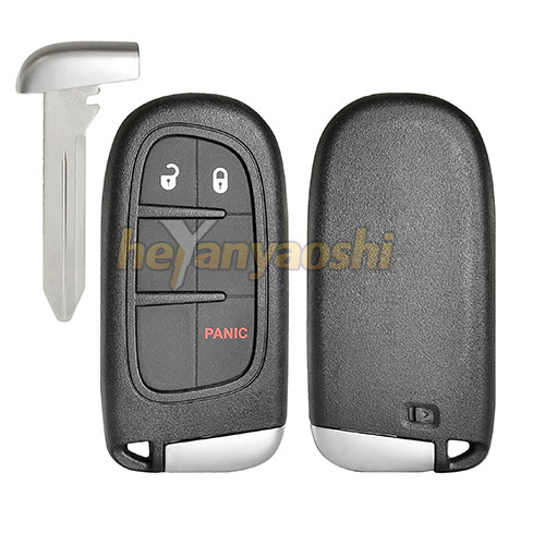 Opel 3Buttons Smart Key Shell with Emergency Key Insert