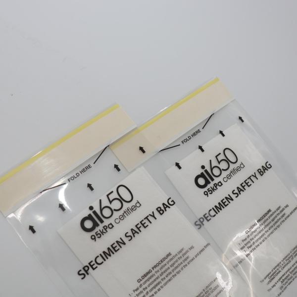 Sacos de amostras transparentes de polietileno 95kPa para impressão personalizada