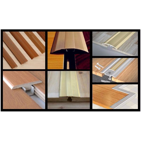 Золото и Чампаге анодировали профили штранг-прессования цвета алюминиевые на толщины настила 7-17,5 мм