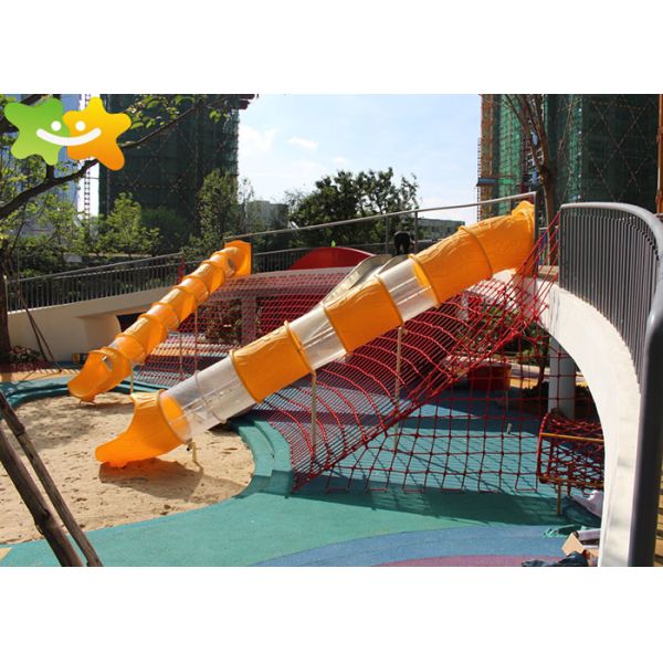 Оборудование парка атракционов скольжения на открытом воздухе спортивной площадки детей пластиковое в жилом районе