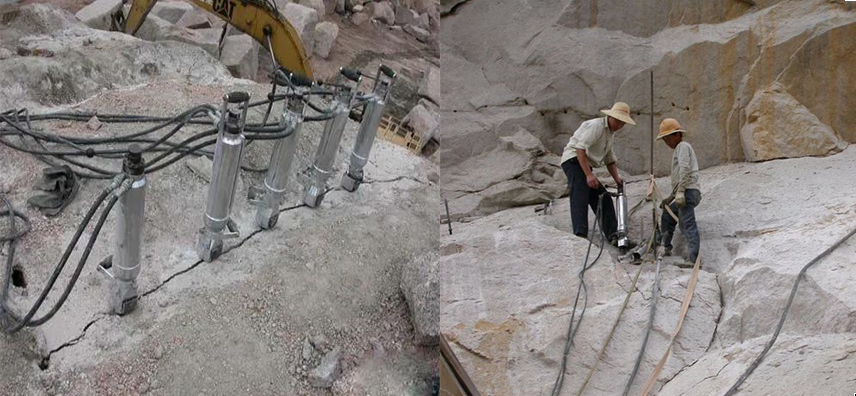 Hydraulic Rock Splitter Perfect For Breaking Rock Concrete Darda Rock Breaking Tools