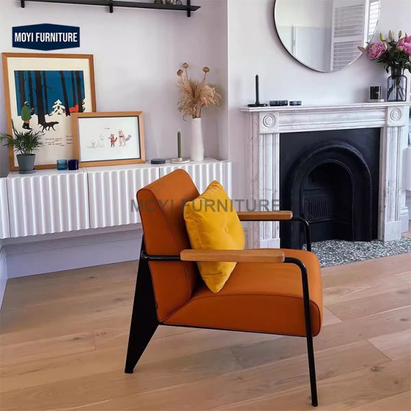 Living Room Furniture Modern Nordic Single Sofa Chair Comfortable Leisure Furniture Home Furniture for Office Bedroom