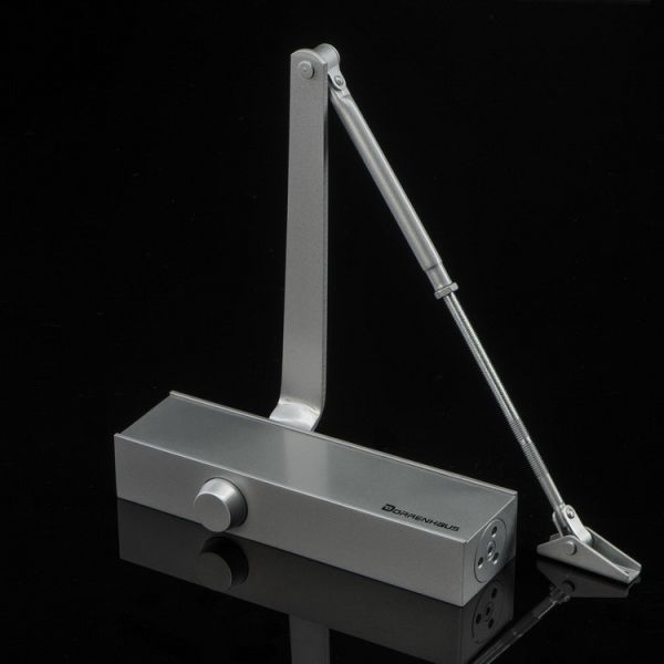 Commercial Regular Arm Steel Door Closer CE Certified Fire Safety Angle Limit 180º