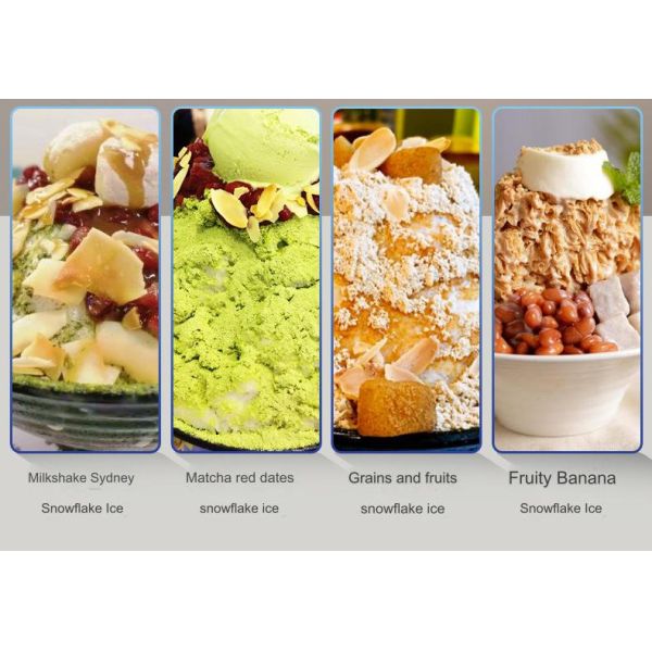 Mini Snow Ice Maker Shaver Machine for in 220/110V Korean Style Snowflake Ice Machine