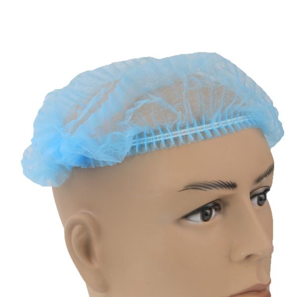 Eco Friendly 21 Disposable Non Woven Bouffant Cap
