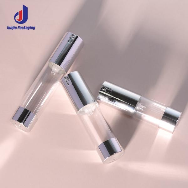 15ml 30ml 50ml Shampoo Lotion Bottle Transparent Plastic Oil Jar Airless For Skincare