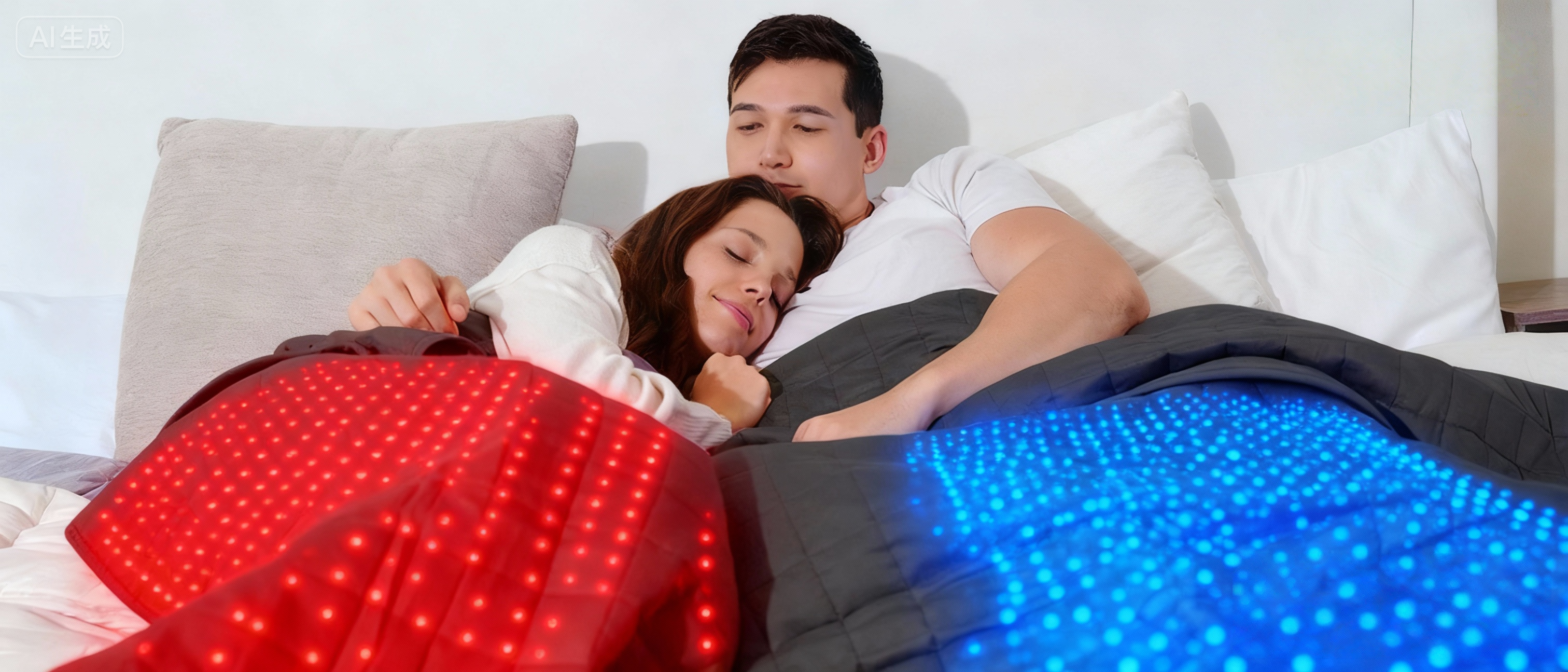 Cooling Blanket With Dual Zone Climate Control System For Precise Temperature Regulation And Enhanced Deep Sleep Comfort