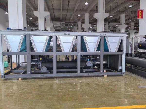 150HP Air Cooled Screw Compressor Chiller Industrial Chemical Chiller 150 Ton Air Cooling Machine For PVC Profile Extrusion Lines