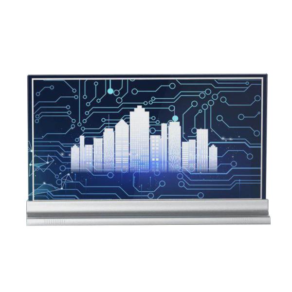 Panneau OLED transparent 4K Ultra HD pour l'éducation et l'information publique