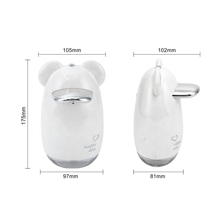 Портативный Countertop распределителя PETG 5CM Touchless жидкостного мыла 200ML
