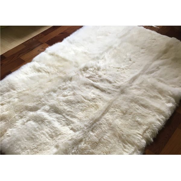 Половик зоны овчины длинного Ламбсвоол большой толщиной для игры младенца живущей комнаты