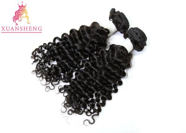 Unprocessed Real Peruvian Human Hair Deep Wave Cuticle Aligned Extensions