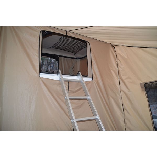 Four-season Hard Shell Roof Top Tent with Annex Easy to Set Up and Spacious Design