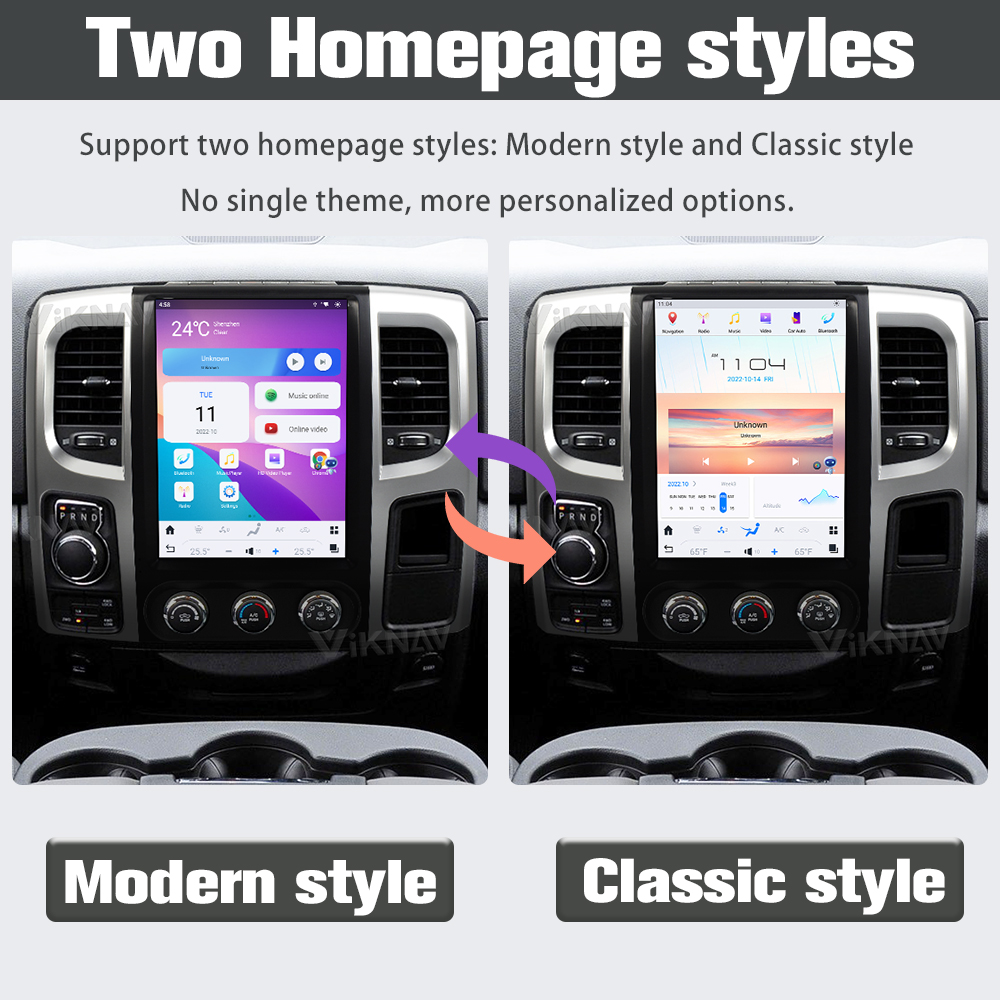 12.1 дюймовый Android 13 Стерео Для 2013-2019 Dodge Ram Радио Сенсорный экран GPS навигация Мультимедийный проигрыватель Carplay