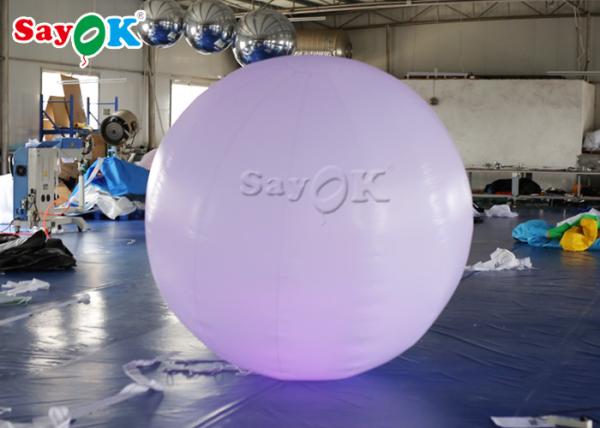 Bola inflável portátil do diodo emissor de luz/balão de ar inflável para o casamento/propaganda