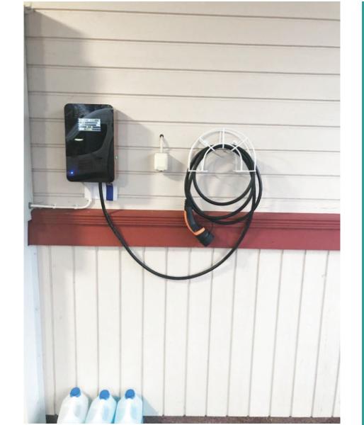 Home Wall Mounted AC Fast Charging EV 11kw Commercial  With Galvanized steel Housing material