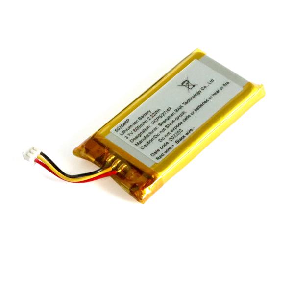 Batterie lithium polymère personnalisée OEM 600mah 60025P600A 502648P pour banque d'alimentation Li-ion polymère