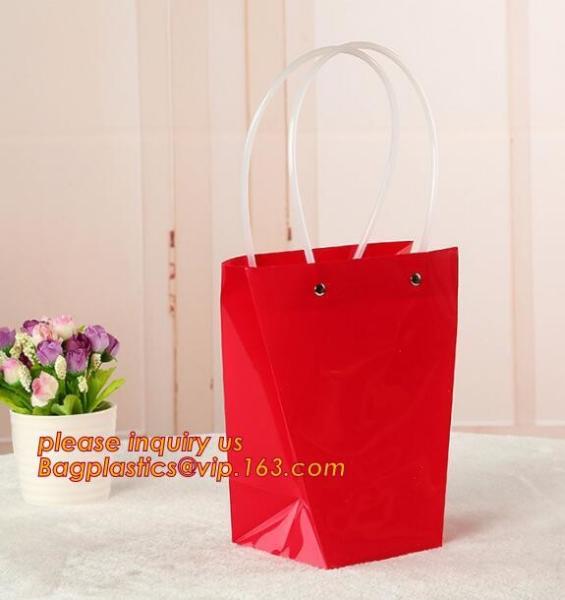 custom printed PE soft loop handle shopping plastic bag/Heat Seal Boutique Store Shopping Packaging Die-Cut patch Handle