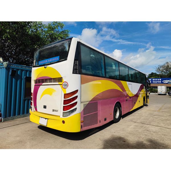 Manual Transmission Used Luxury Bus 100km/H Max Speed Diesel Fuel Servo 49 Seats