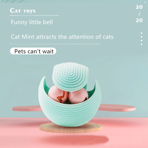 Моляры сдерживают собственную личность игрушки котенка кота шарика колокола добычи поддразнивания Hi