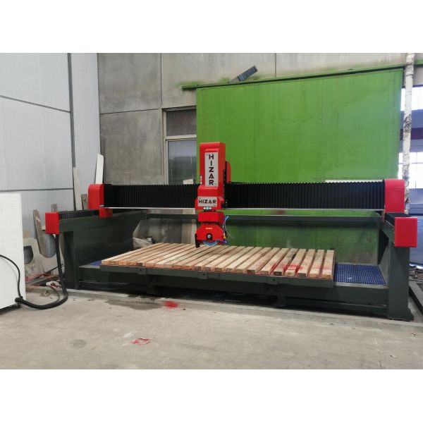5 Axis Bridge Cutting Machine Rotate 360 Degrees 45 Degrees Chamfer  CNC Machines
