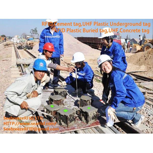 RFID cement tags, UHF concrete tags, RFID plastic buried tags, UHF Plastic underground passive tags