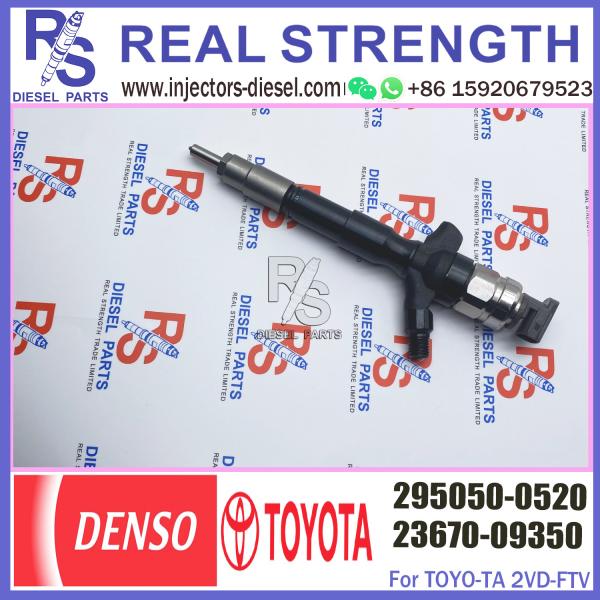 Injetor de combustível comum diesel 23670-0L090 do trilho 295050-0180 295050-0520 para Toyota Hilux 2KD-FTV