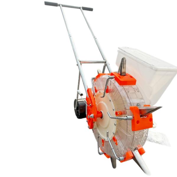 Steel Manual Seeder Machine Hand Push Planter Efficient Precise Sowing Tool