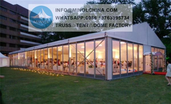 Fire Retardant Large Size Tents Transparent Wedding Tent 200 People