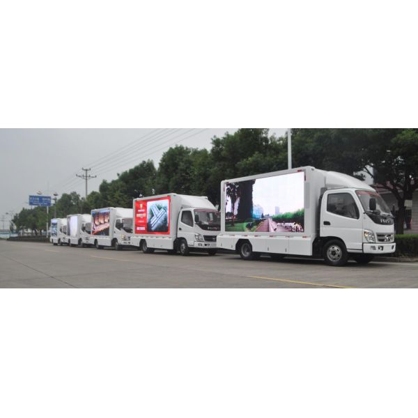 led mobile media truck display