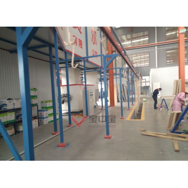 Industry Equipments Automatically Powder Coating Line For Metal Door