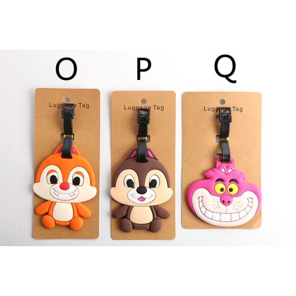 2018 super design customized luggage tag/baggage tag rubber loop manufacturer