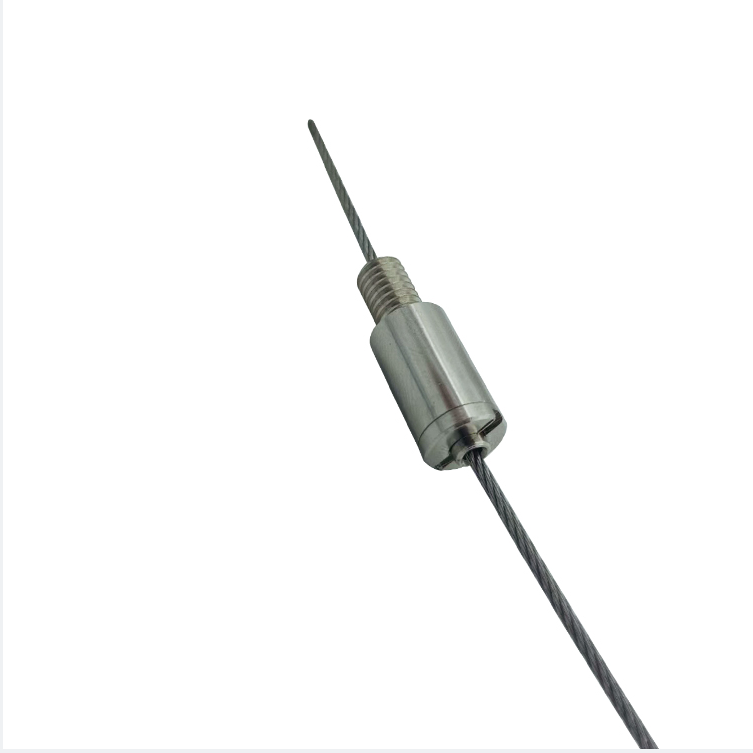 Male Thread Wire Cable Grippers For Lighting System, Hanging And Display