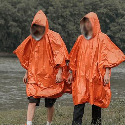 Knit Emergency Relief Blanket Rain Poncho Hybrid Survival Gear And Equipment