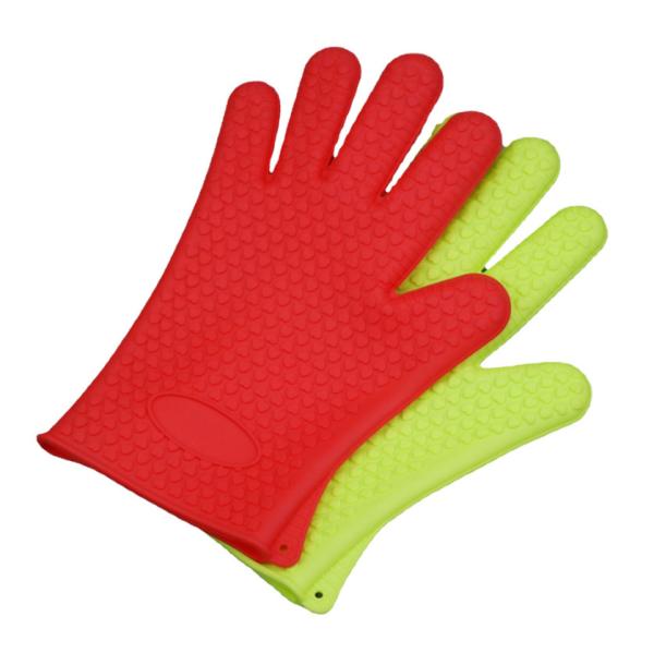 Multifunctional Silicone Rubber Brush Gloves Heat Insulated For Dishwasher