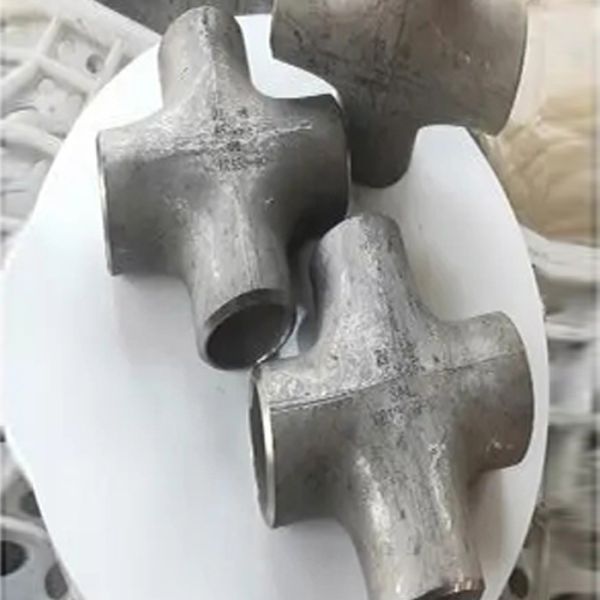 Welded Joint Stainless Steel 4 Way Tee DN50-DN1200 Metal Pipe Fittings