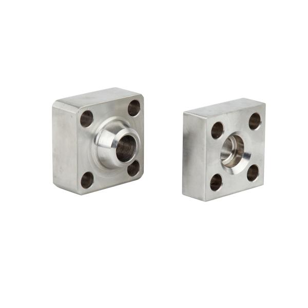 Weld Neck RF Stainless Steel Square Flange AISI B16.9 For Power Plant Pipeline