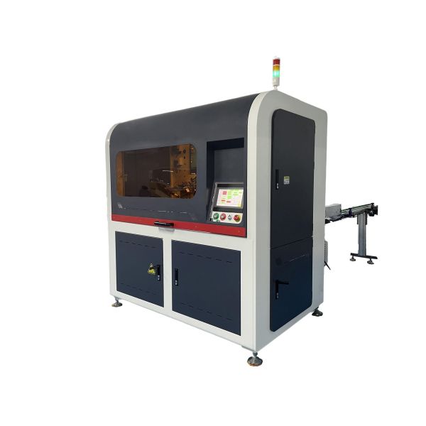 Three Station Linear Full Servo Screen Printing Machine For Glass Perfume Bottles