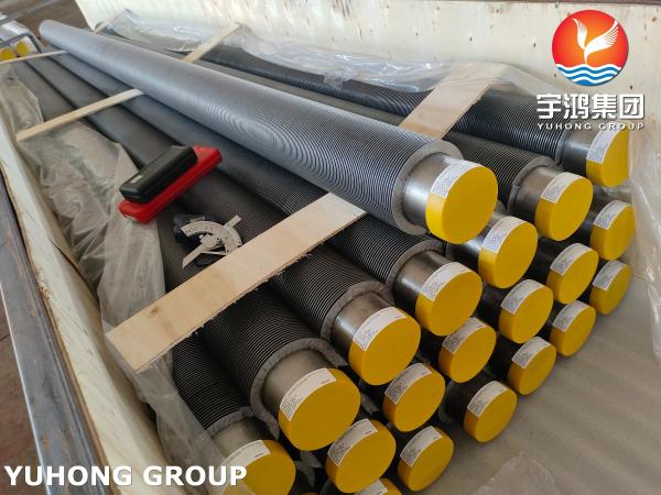 ASME SA335 P9 Tubes à nageoires solides en acier allié HFW avec nageoire de carbone pour échangeurs de chaleur