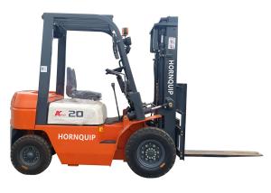 Empilhadeira do motor K20 diesel 2 toneladas de velocidade de curso máxima de