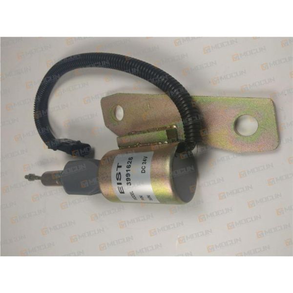 Durable Excavator Solenoid Valve 24V Cummins Fuel Shut Off Solenoid Vavel 3991625